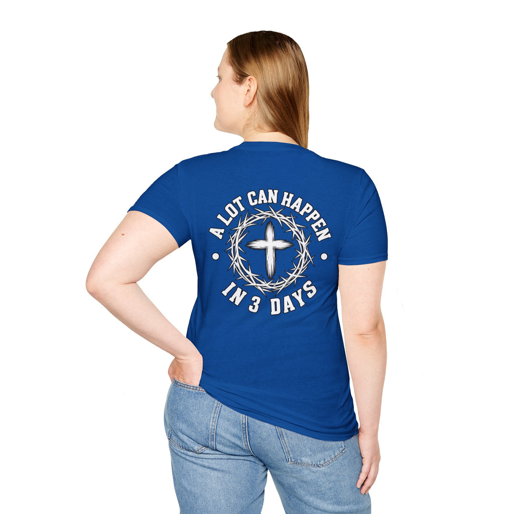 Christian Cross Pocket T-Shirt — Minimal Faith Graphic Tee