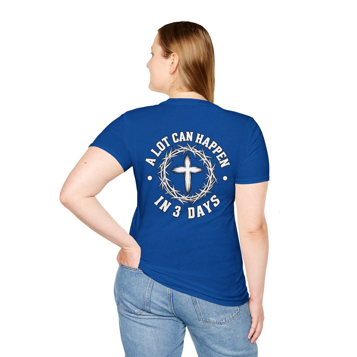 Christian Cross Pocket T-Shirt — Minimal Faith Graphic Tee