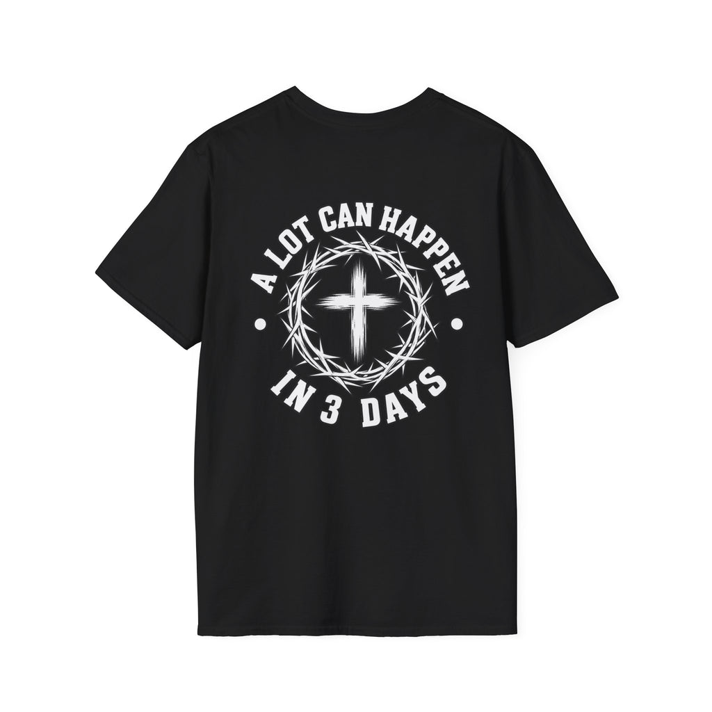 Christian Cross Pocket T-Shirt — Minimal Faith Graphic Tee