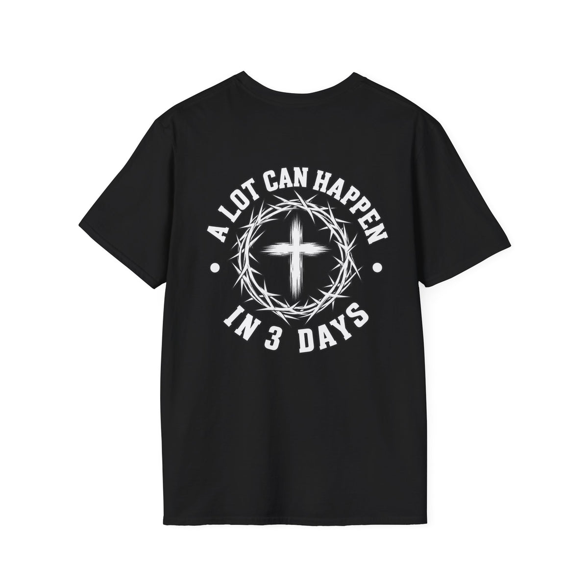 Christian Cross Pocket T-Shirt — Minimal Faith Graphic Tee