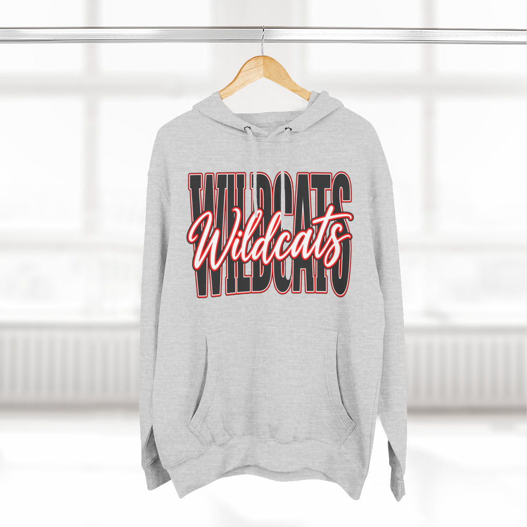 Three-Panel Fleece Hoodie