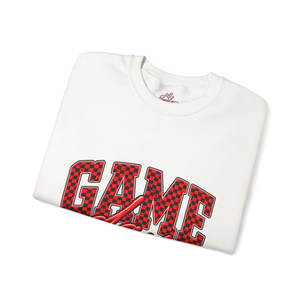 Game Day Crewneck Sweatshirt — Marquee Lettering Sports Pullover