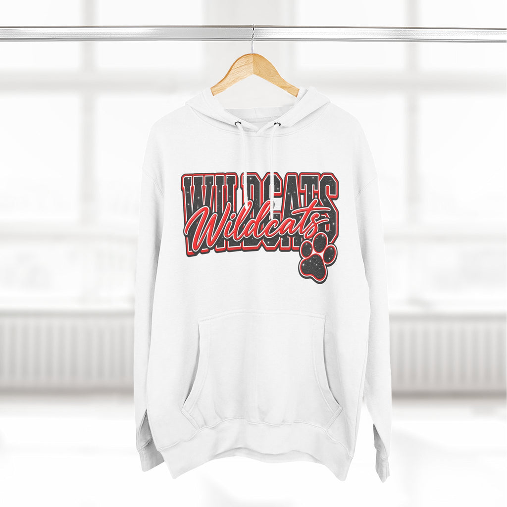 Three-Panel Fleece Hoodie