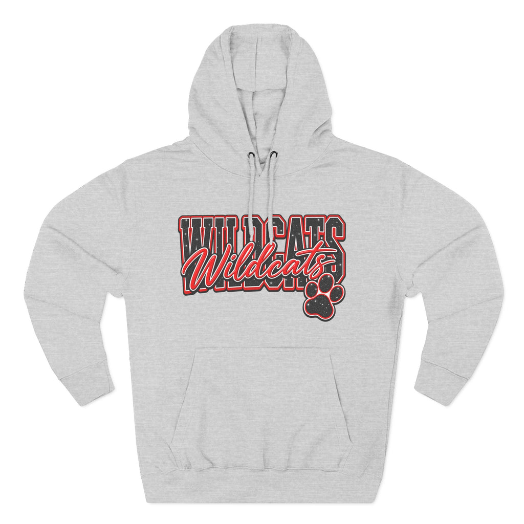 Three-Panel Fleece Hoodie