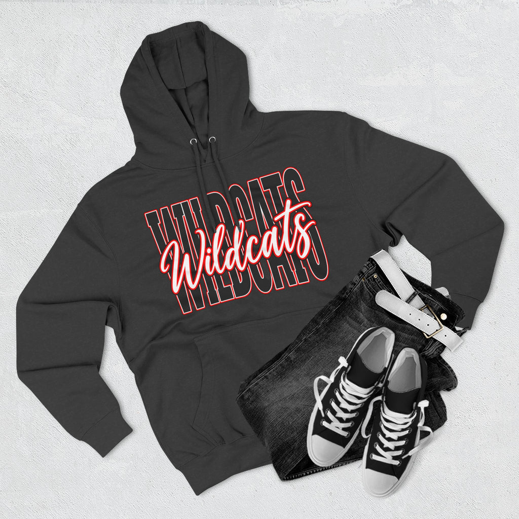 Three-Panel Fleece Hoodie