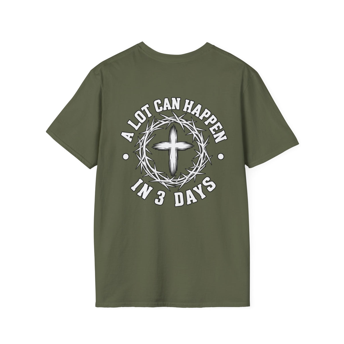 Christian Cross Pocket T-Shirt — Minimal Faith Graphic Tee