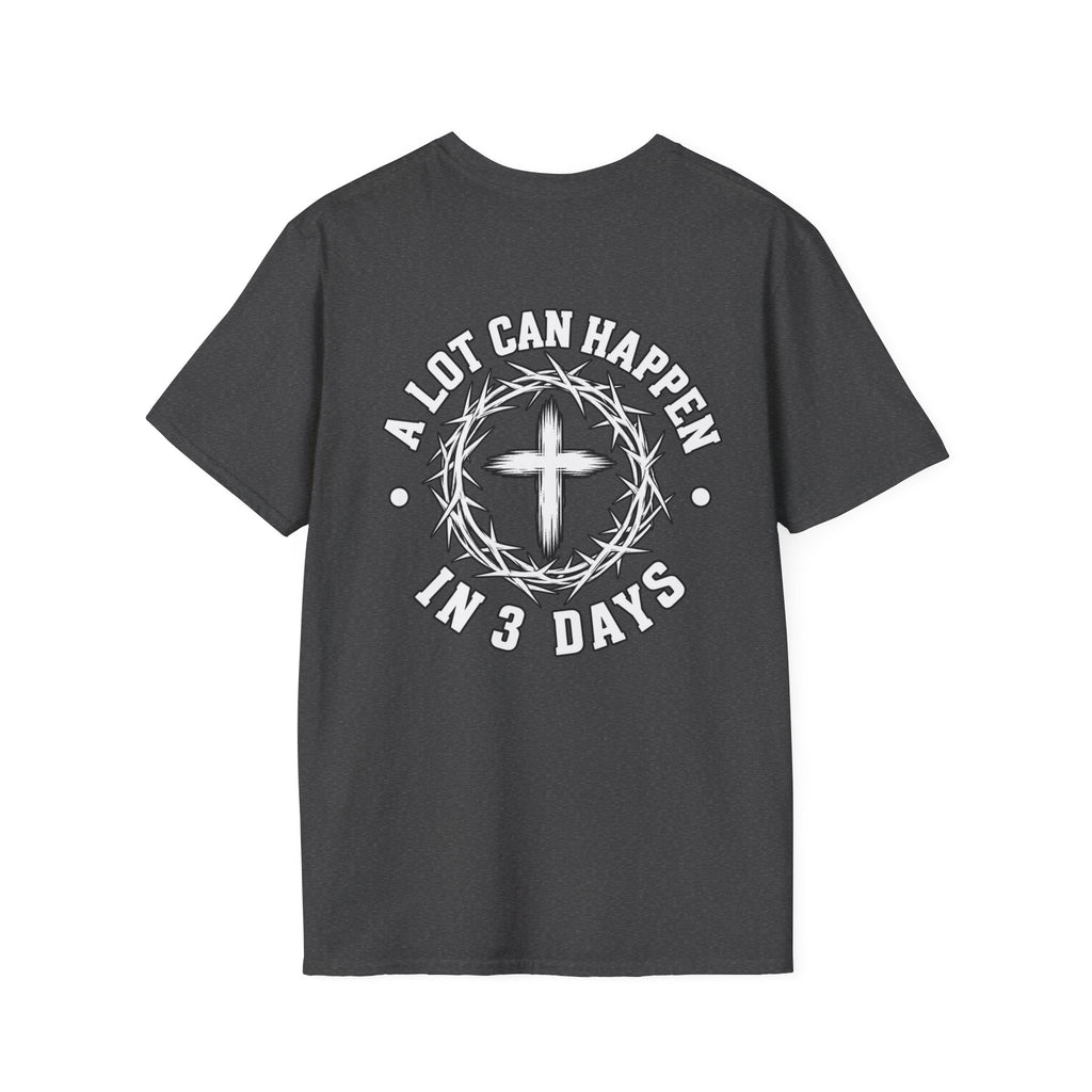 Christian Cross Pocket T-Shirt — Minimal Faith Graphic Tee
