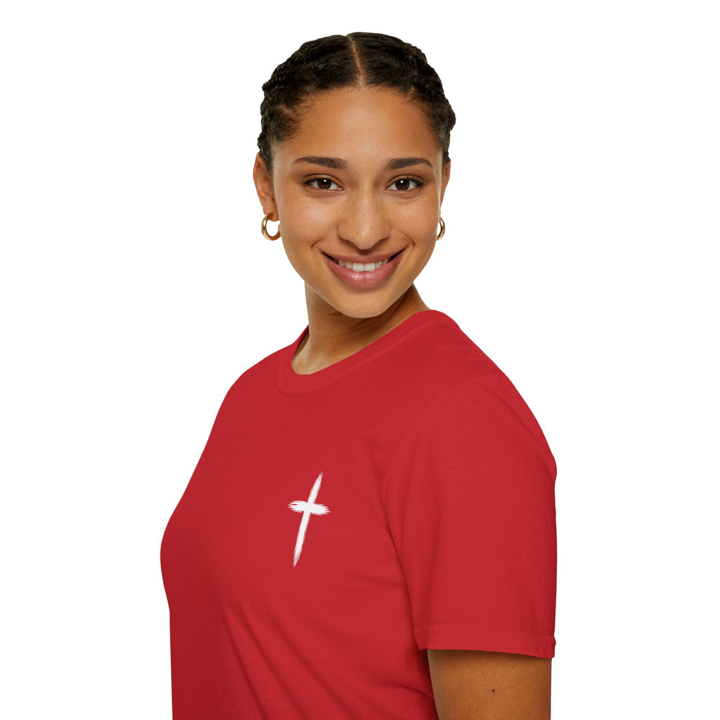 Christian Cross Pocket T-Shirt — Minimal Faith Graphic Tee