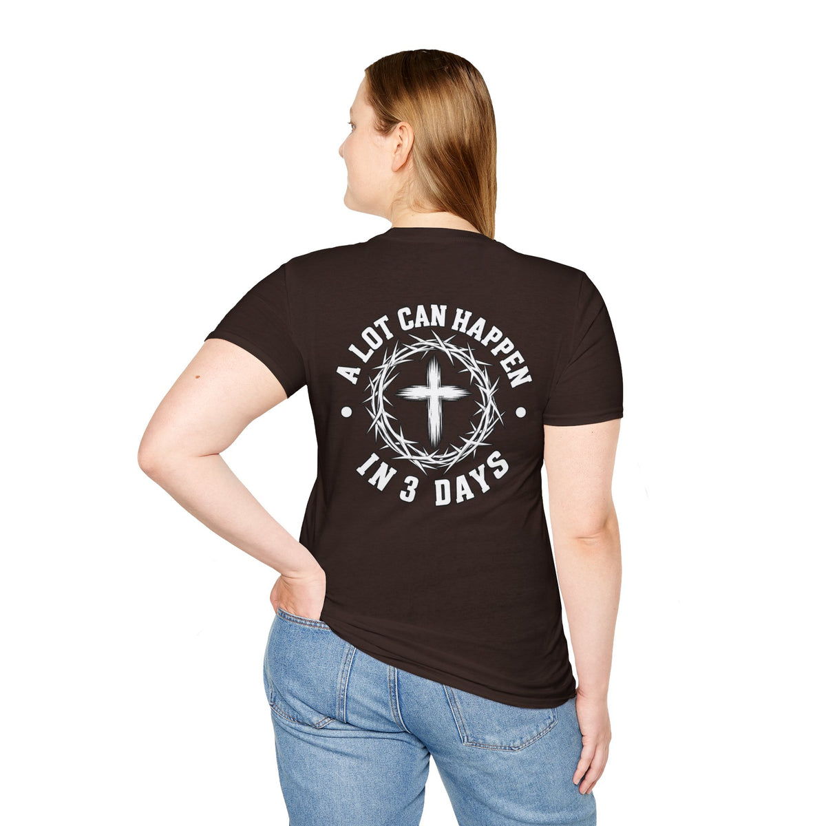 Christian Cross Pocket T-Shirt — Minimal Faith Graphic Tee
