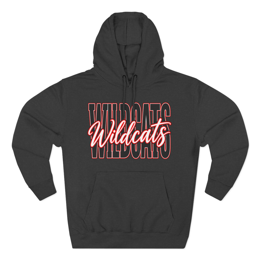 Three-Panel Fleece Hoodie