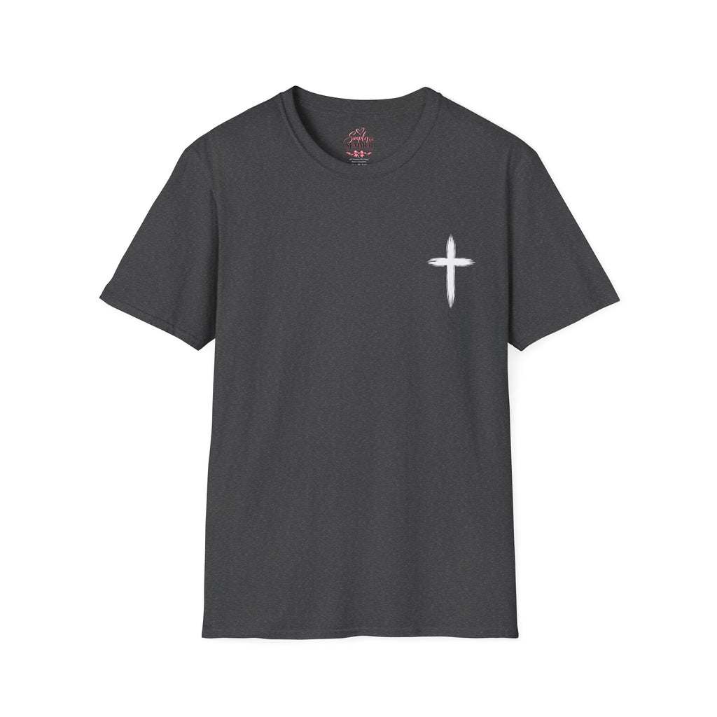 Christian Cross Pocket T-Shirt — Minimal Faith Graphic Tee