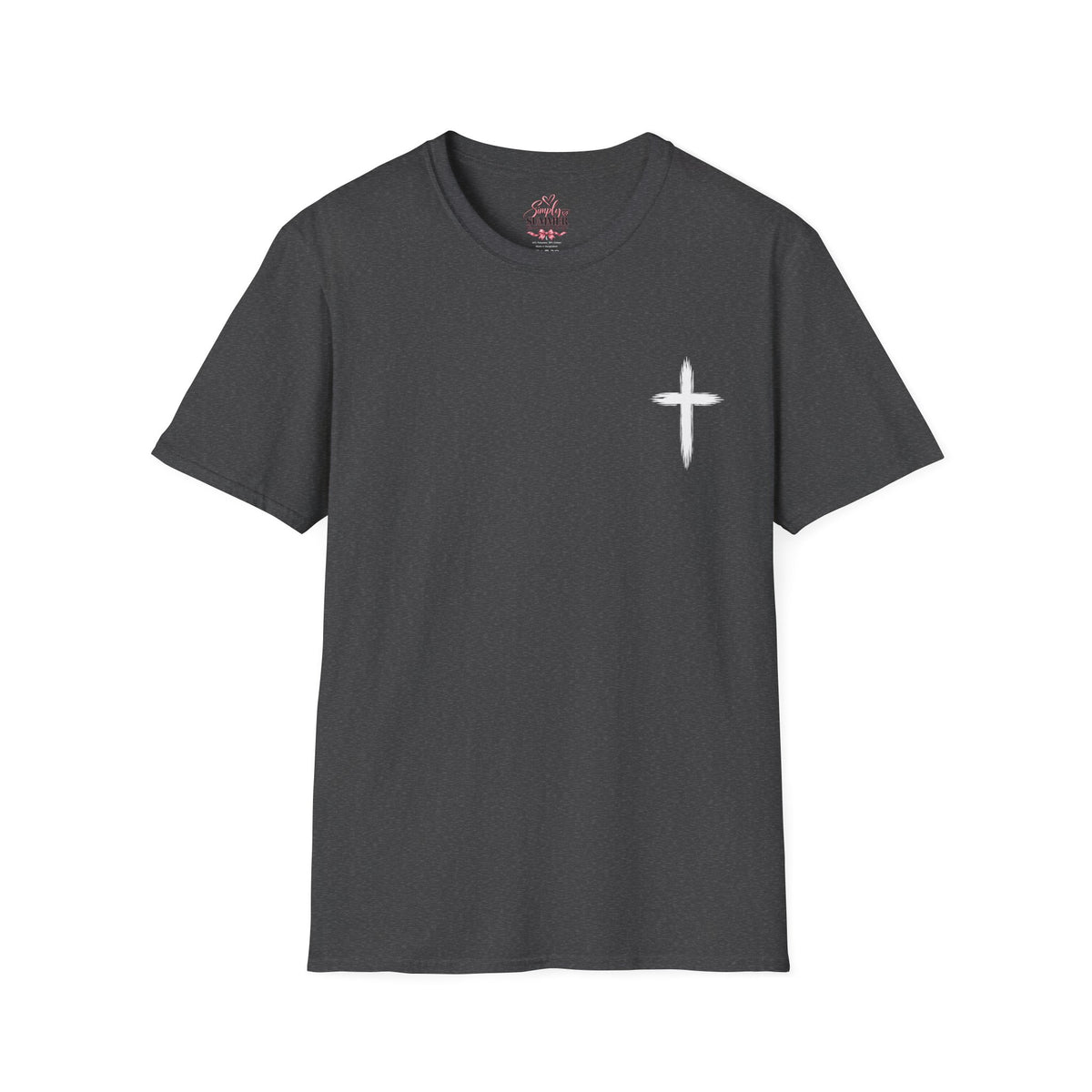 Christian Cross Pocket T-Shirt — Minimal Faith Graphic Tee
