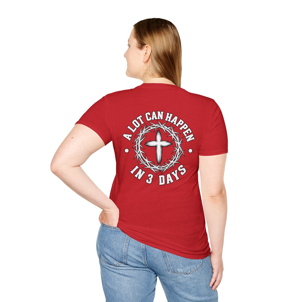 Christian Cross Pocket T-Shirt — Minimal Faith Graphic Tee
