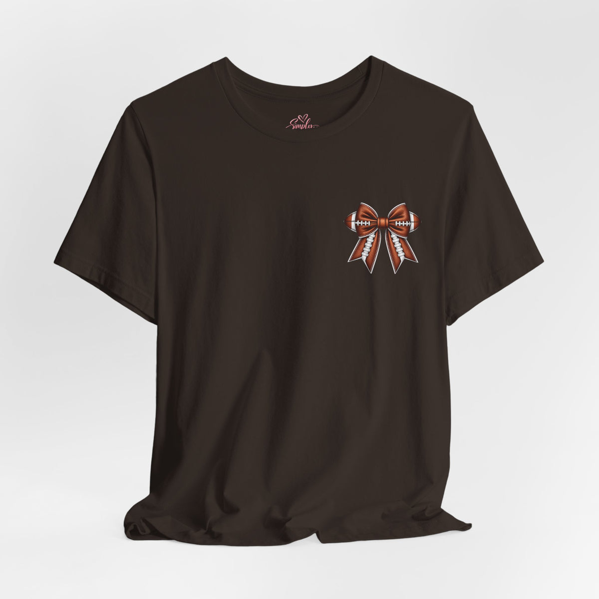 Football Mom T-Shirt — "My Heart Is On The Line" Graphic Tee for Game Day