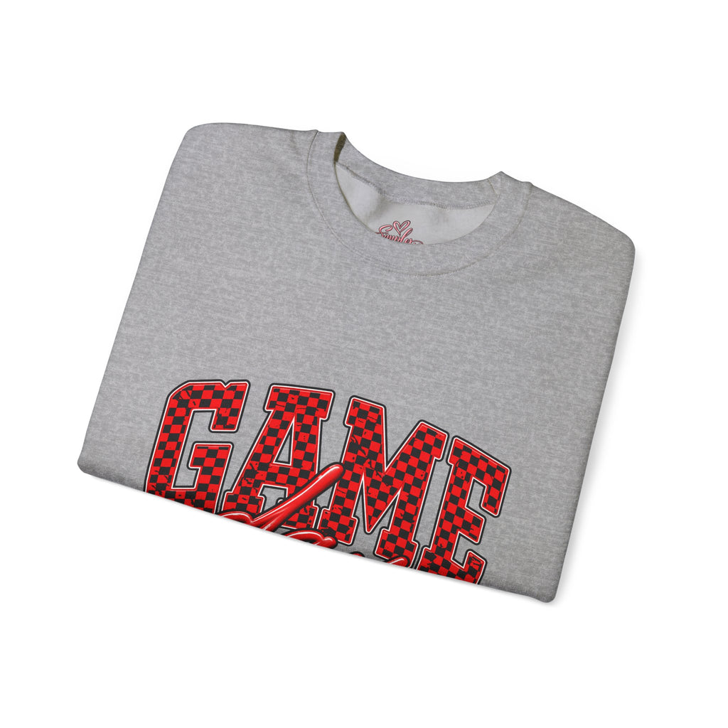 Game Day Crewneck Sweatshirt — Marquee Lettering Sports Pullover
