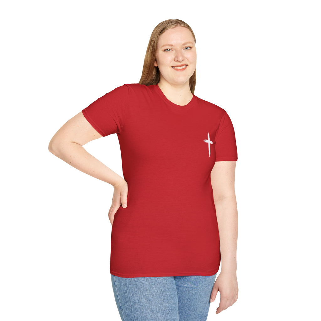 Christian Cross Pocket T-Shirt — Minimal Faith Graphic Tee