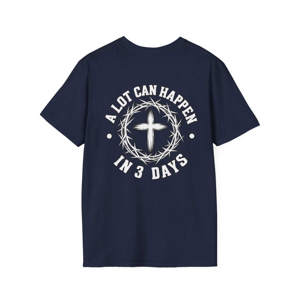 Christian Cross Pocket T-Shirt — Minimal Faith Graphic Tee