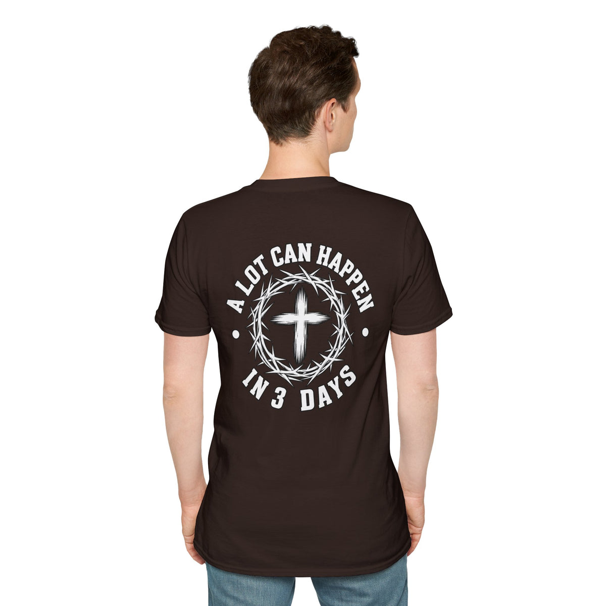 Christian Cross Pocket T-Shirt — Minimal Faith Graphic Tee