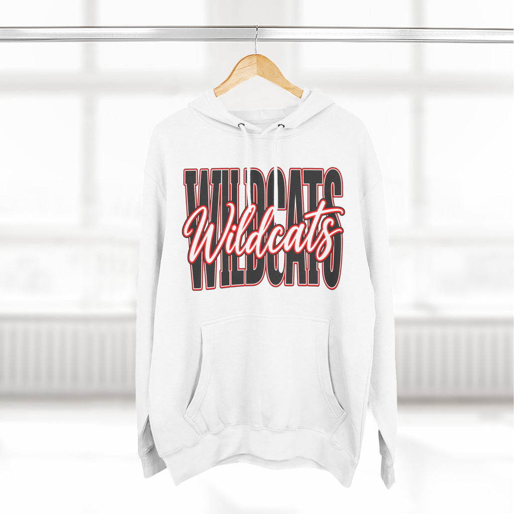 Three-Panel Fleece Hoodie