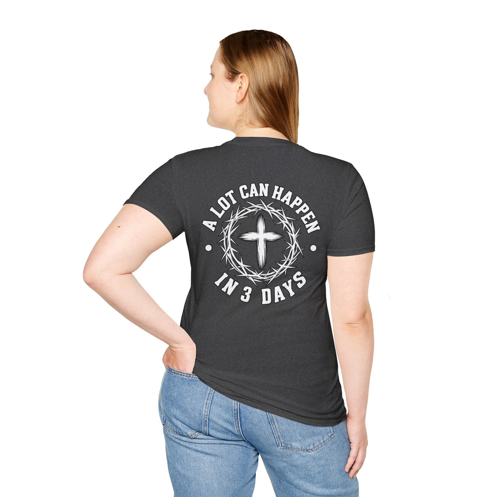 Christian Cross Pocket T-Shirt — Minimal Faith Graphic Tee