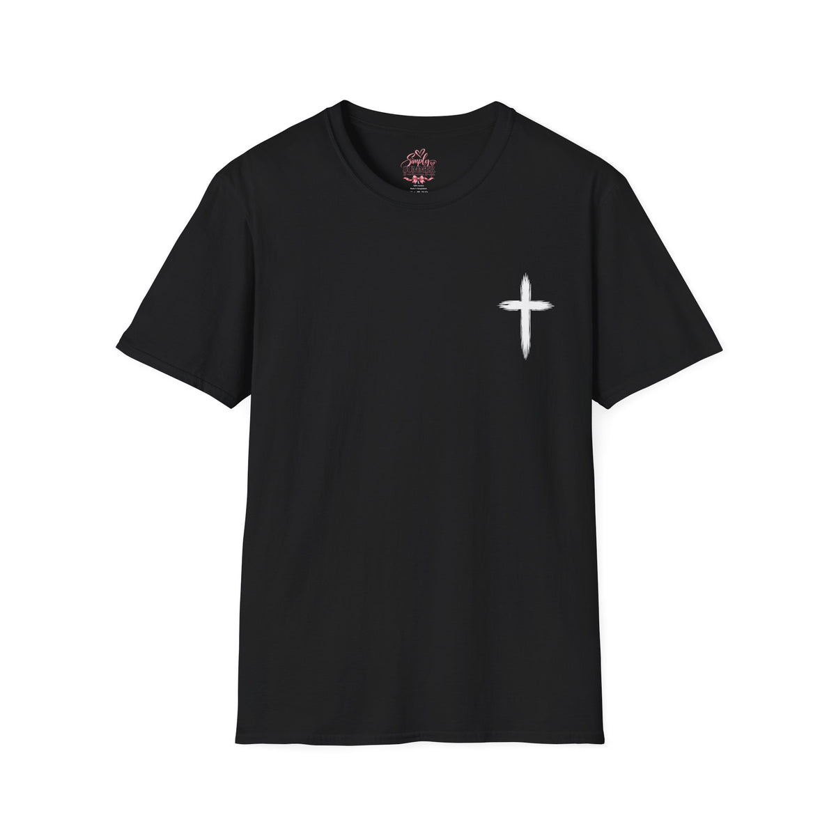 Christian Cross Pocket T-Shirt — Minimal Faith Graphic Tee