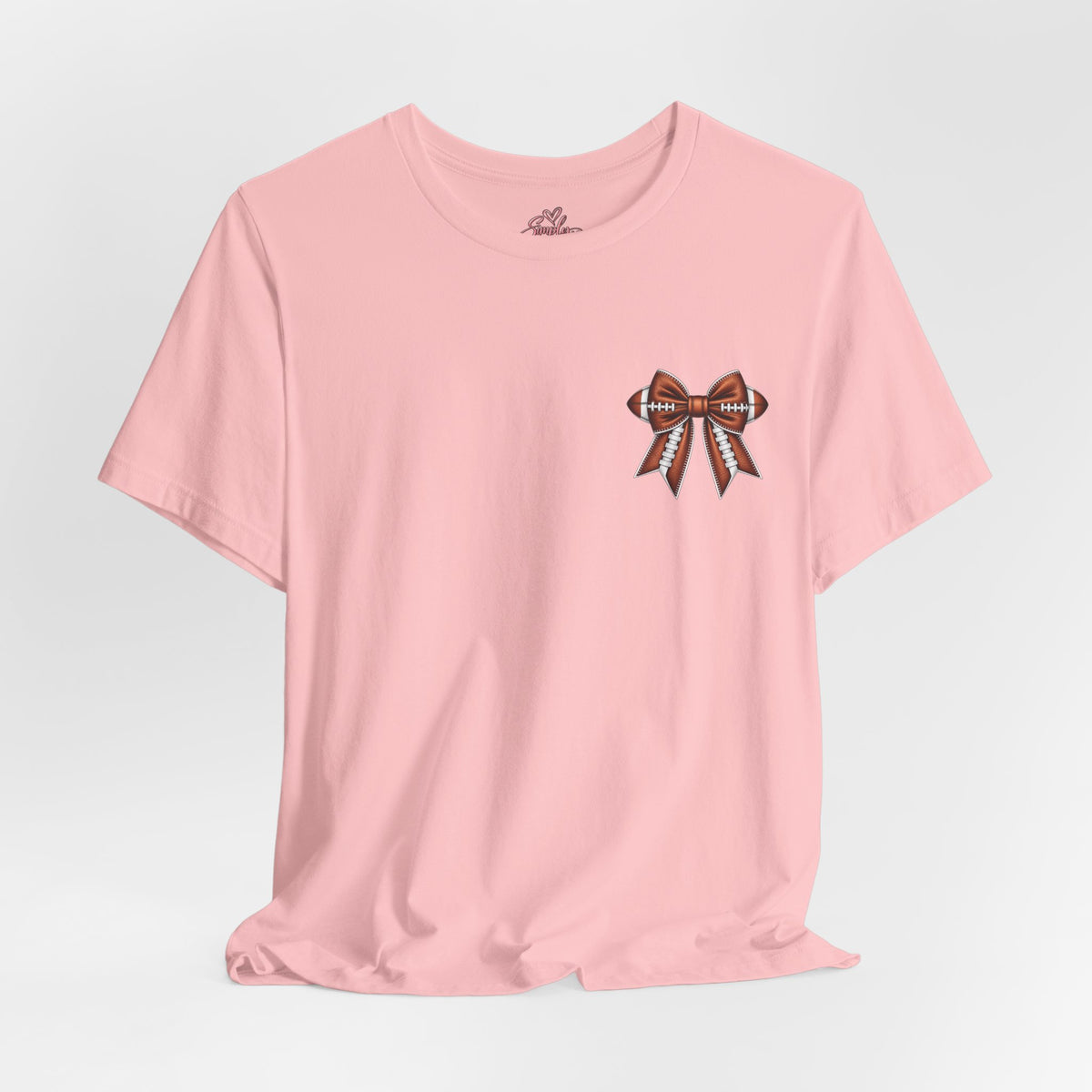 Football Mom T-Shirt — "My Heart Is On The Line" Graphic Tee for Game Day