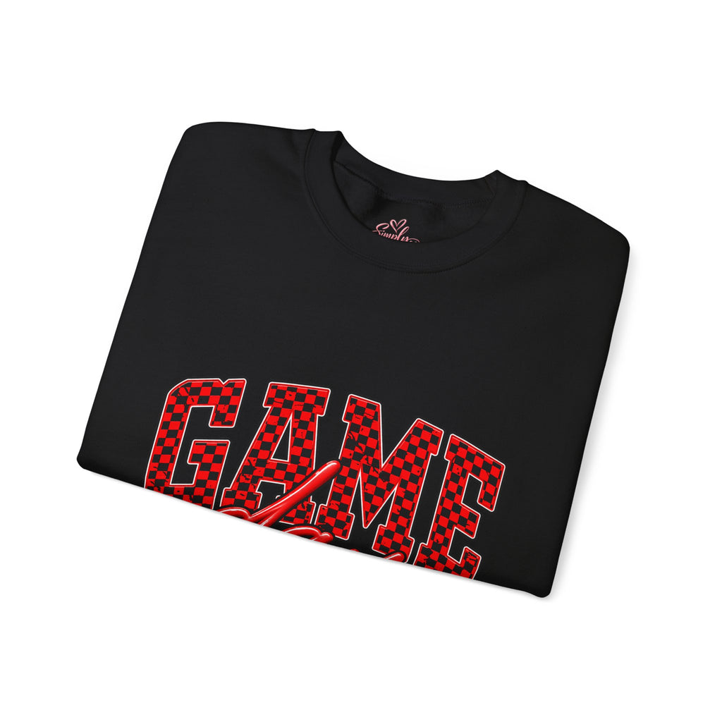 Game Day Crewneck Sweatshirt — Marquee Lettering Sports Pullover