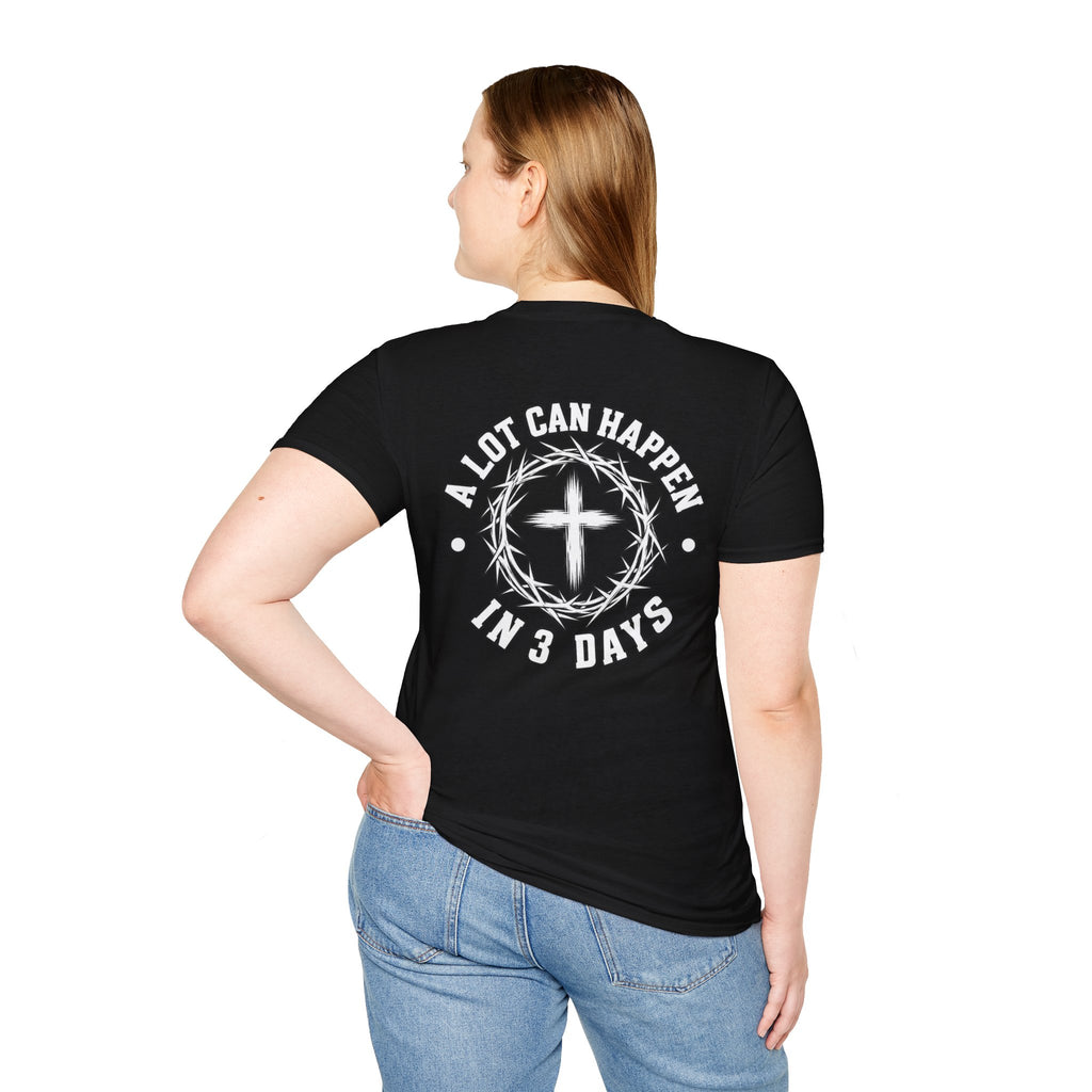Christian Cross Pocket T-Shirt — Minimal Faith Graphic Tee