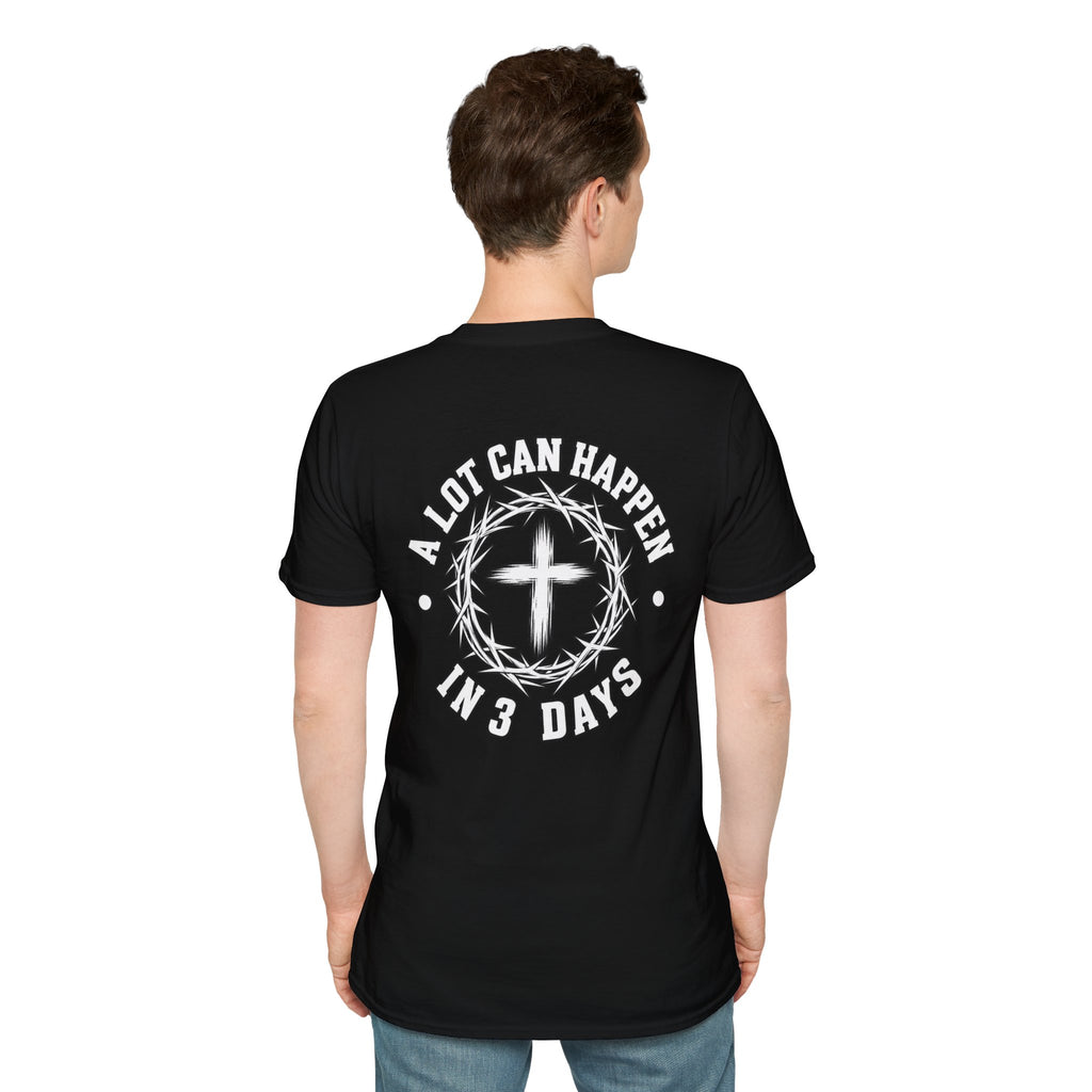 Christian Cross Pocket T-Shirt — Minimal Faith Graphic Tee