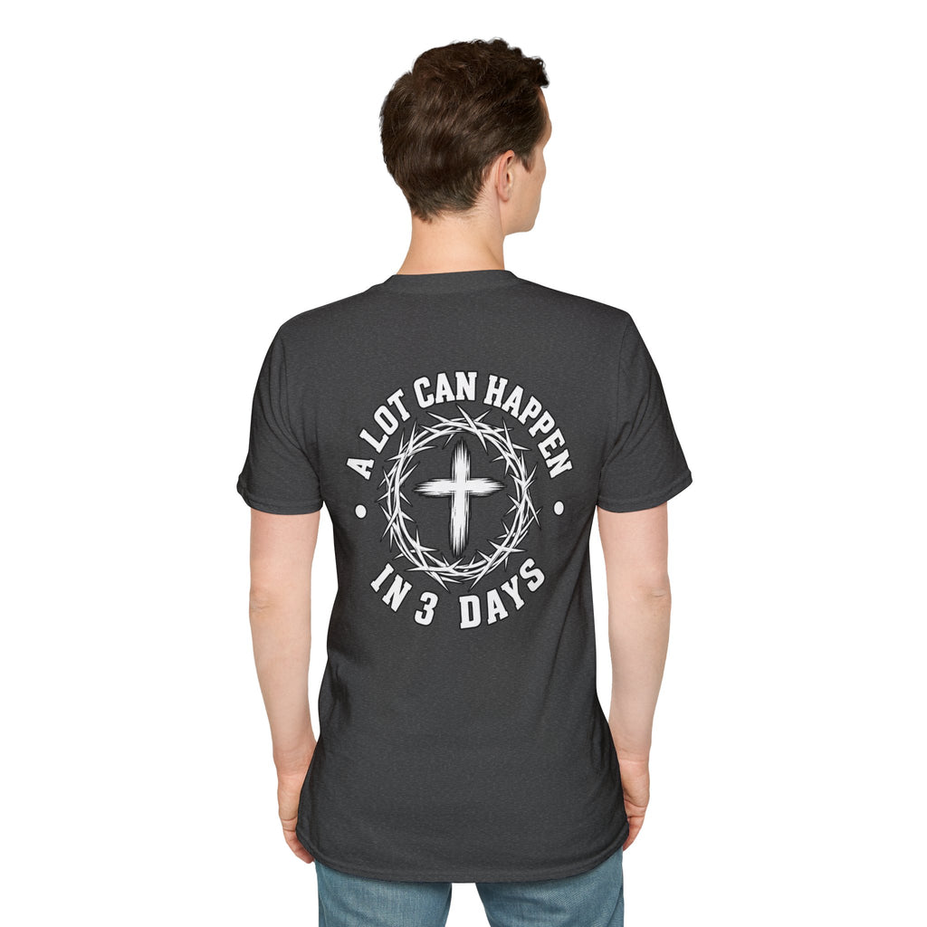 Christian Cross Pocket T-Shirt — Minimal Faith Graphic Tee