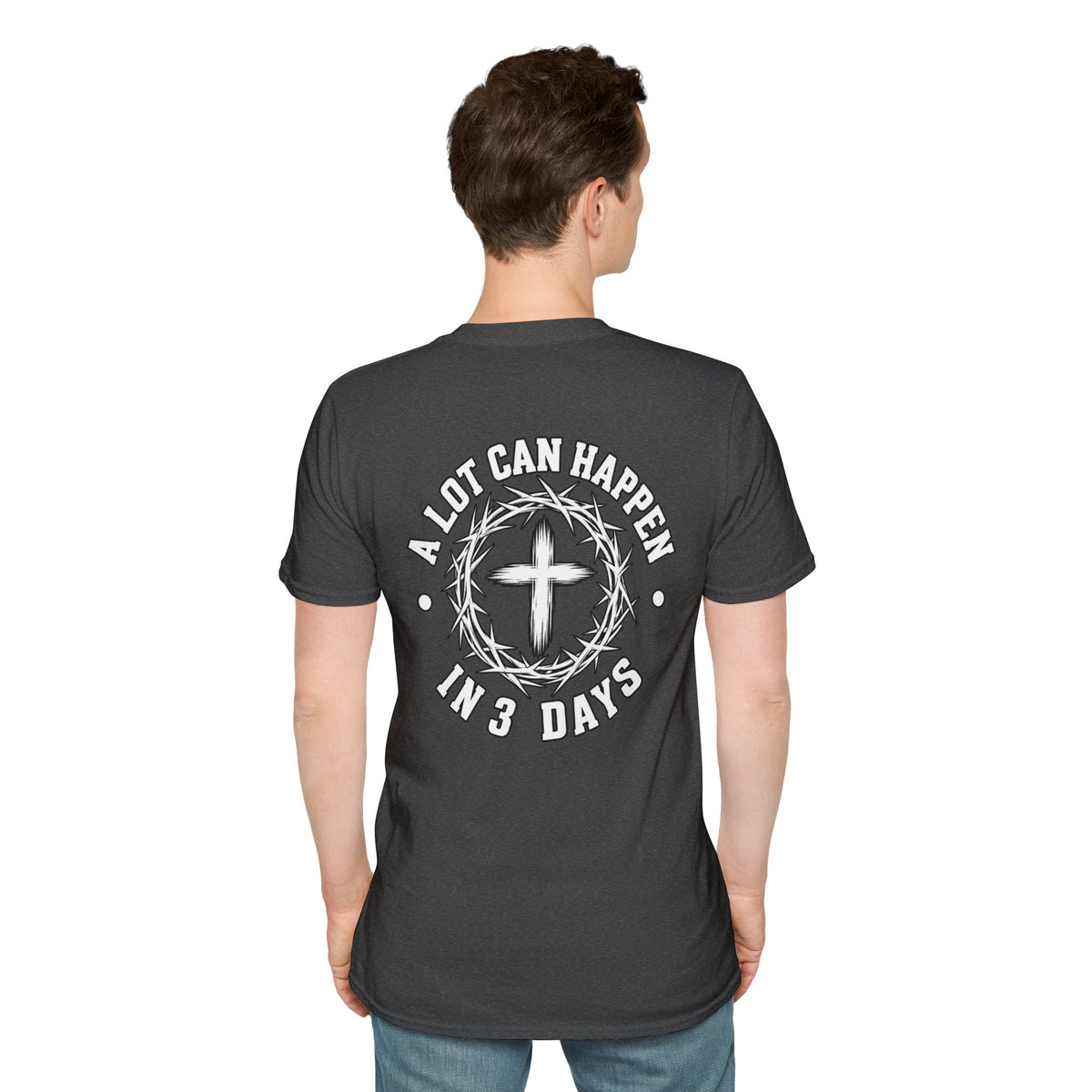 Christian Cross Pocket T-Shirt — Minimal Faith Graphic Tee