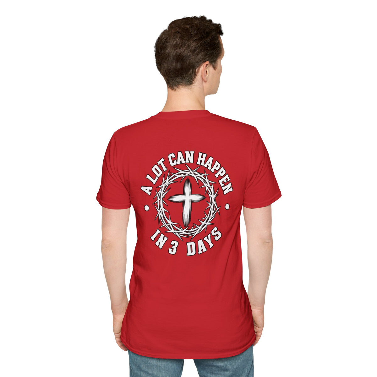 Christian Cross Pocket T-Shirt — Minimal Faith Graphic Tee