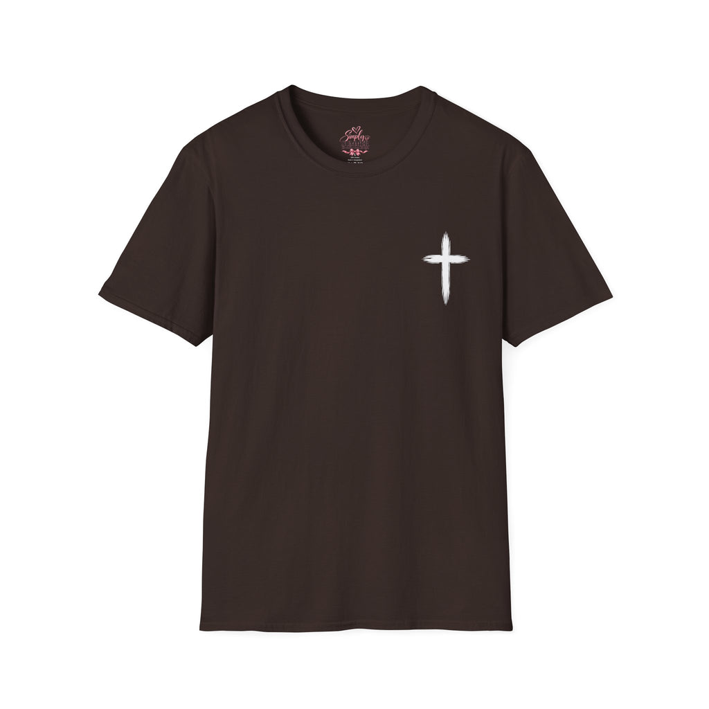 Christian Cross Pocket T-Shirt — Minimal Faith Graphic Tee