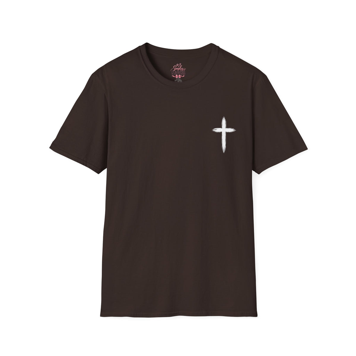 Christian Cross Pocket T-Shirt — Minimal Faith Graphic Tee