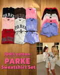 💗 PARKE 100% Cotton Sweatshirt Set